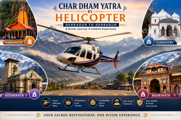 Chardham By Helicopter From Dehradun To Dehradun